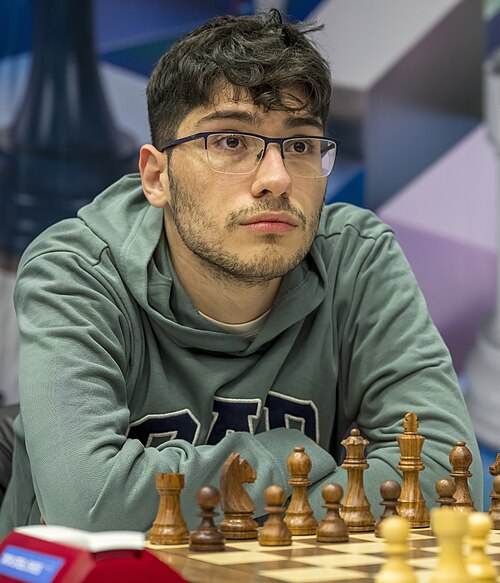 Alireza Firouzja at the 2024 Tata Steel Chess Tournament