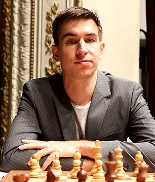 Dmitry Andreikin at the 2018 Russian Chess Championship Superfinal