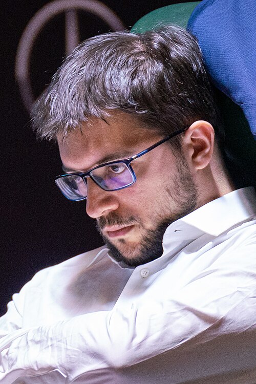 Maxime Vachier-Lagrave at the 2021 Candidates Tournament