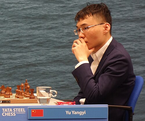 Yu Yangyi at the 2020 Tata Steel Chess Tournament